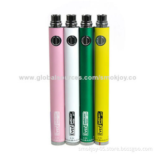 Smokjoy E Cigarette Evod Twist Batteries, Vaporizer Pen with 650/900/1,100/1,300mAh Capacity